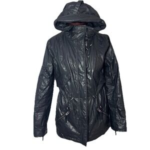 SAM NEW YORK Waxed Jacket Hooded XL READ